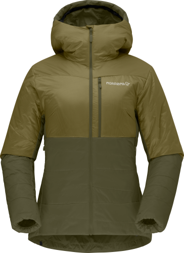 Norrøna Women's Falketind Thermo60 Hood Olive Drab/Olive Night