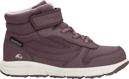 Viking Footwear Kids' Hovet Mid Waterproof Purple