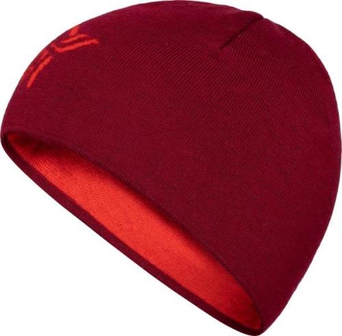 Norrøna /29 Light Merinoull Logo Beanie Rhubarb Melange