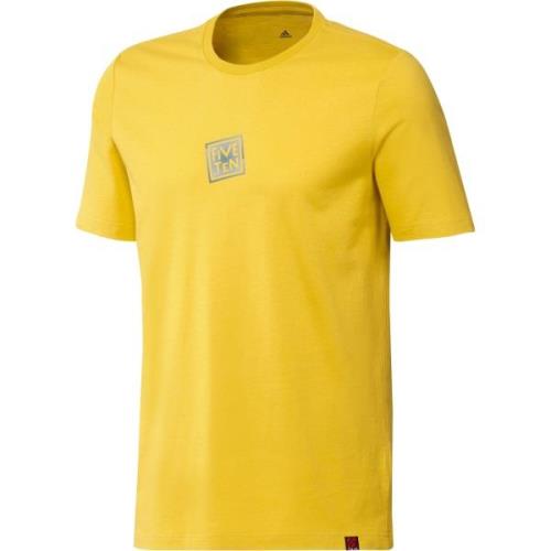 Adidas Men's 5.10 Heritage Logo Tee Hazy Yellow