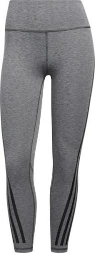 Adidas Women's Optime Training Icons 7/8 Tight Dark Grey Heather