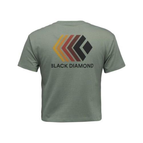 Black Diamond Women's Faded Crop Shortsleeve Tee Laurel Green