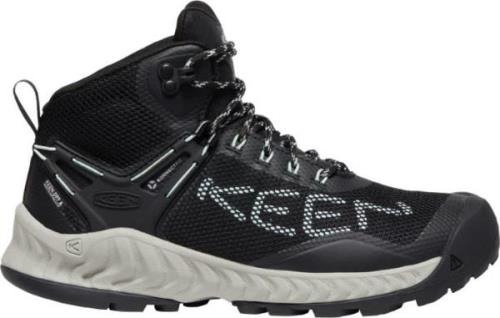 Keen Women's Nxis Evo Mid Waterproof Black-Blue Glass