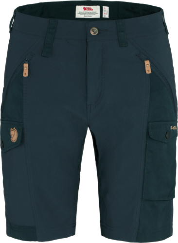 Fjällräven Women's Nikka Shorts Curved Dark Navy