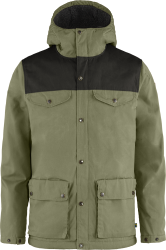 Fjällräven Men's Greenland Winter Jacket Green-Dark Grey