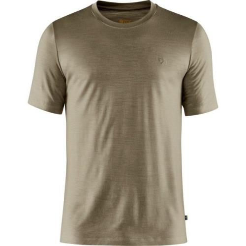 Fjällräven Men's Abisko Wool Short Sleeve Light Olive