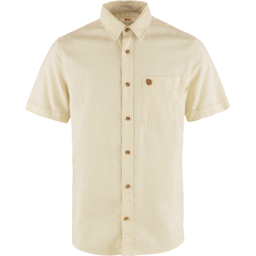 Fjällräven Men's Övik Travel Shirt Short Sleeve Chalk White