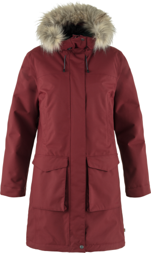 Fjällräven Women's Nuuk Lite Parka Bordeaux Red