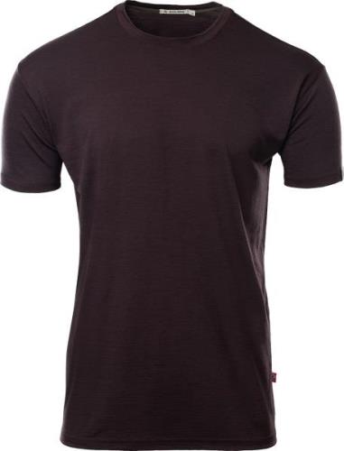 Aclima Men's LightWool 180 Classic Tee Chocolate Plum