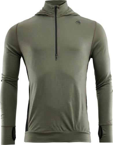 Aclima LightWool Hoodie Man Ranger Green/Jet Black