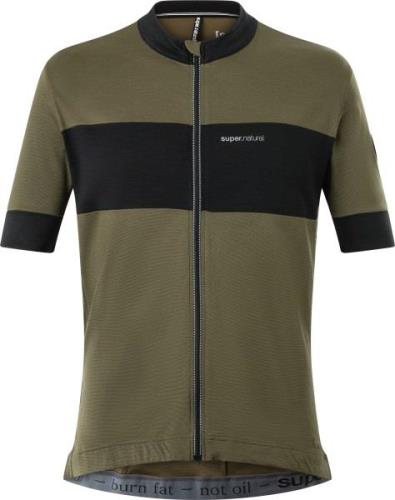 super.natural Men's Gravier Jersey  Olive Night/Jet Black