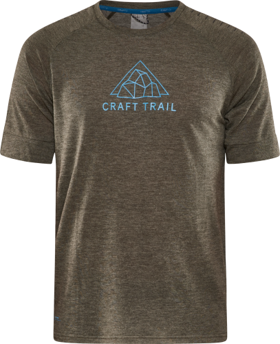 Craft Men's Adv Trail Wool Short Sleeve Tee Juniper/Melange