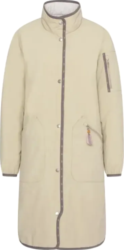 Varg Women's New Saltön Long Spring Coat Sand