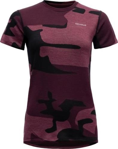 Devold Women's Kløvstien Merino Tee Beetroot