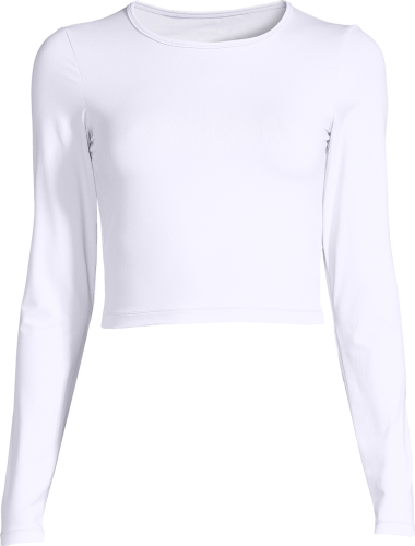 Casall Women's Crop Long Sleeve White