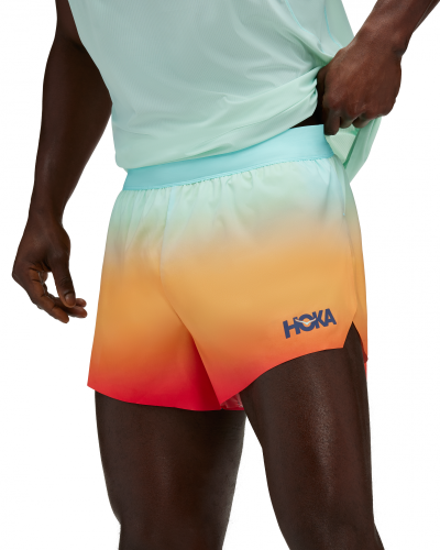 Hoka Men's Race Day Split Short Print Cloudless Ombre