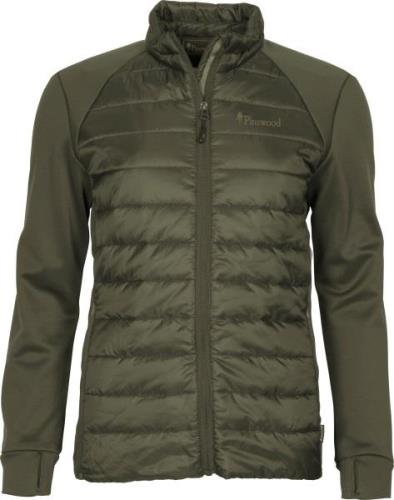 Pinewood Women's Finnveden Hybrid Power Fleece Jacket Olive