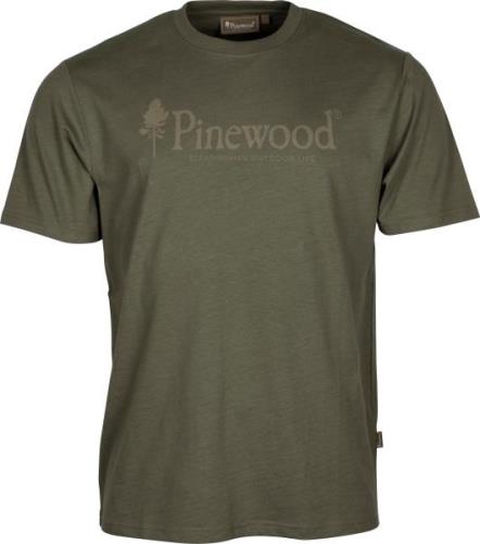 Pinewood Men's Outdoor Life T-shirt Dark Green