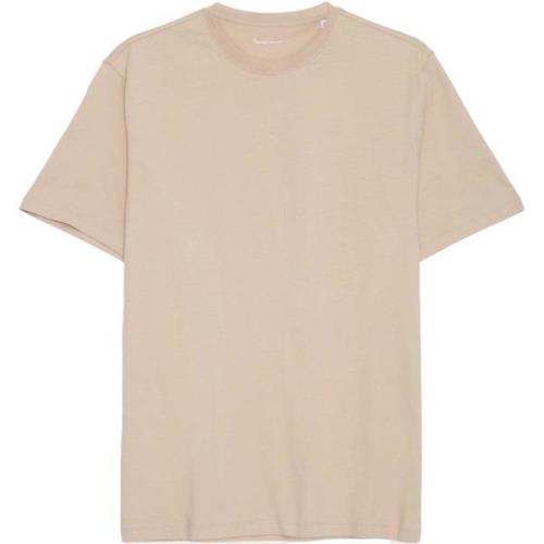 Knowledge Cotton Apparel Men's Agnar Basic T-Shirt Light Feather Gray