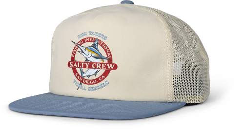 Salty Crew Men's Interclub Trucker Natural Slate