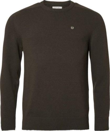 Chevalier Men's Wykin Wool Pullover Dark Brown