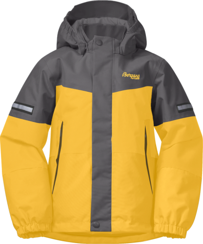 Bergans Kids' Lilletind Insulated Jacket Light Golden Yellow/Solid Dar...