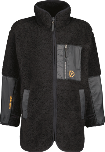 Didriksons Kids' Marmor Full Zip Long Black