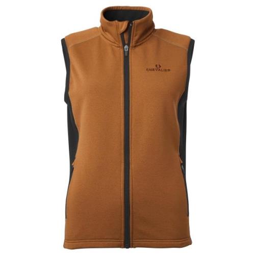 Chevalier Women's Lenzie Fleece Vest Orange/Brown