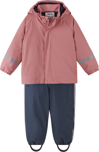 Reima Kids' Tipotella Rain Outfit Rose Blush