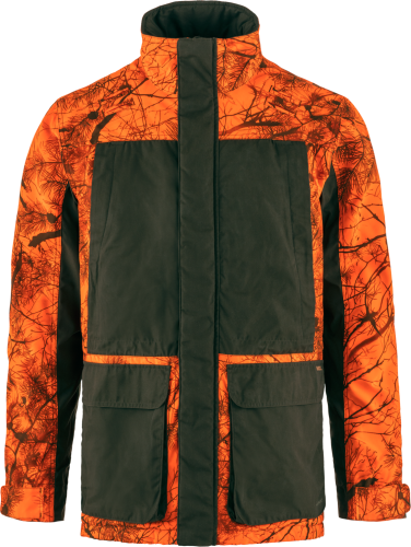 Fjällräven Men's Brenner Pro Padded Jacket Orange Multi Camo-Deep Fore...