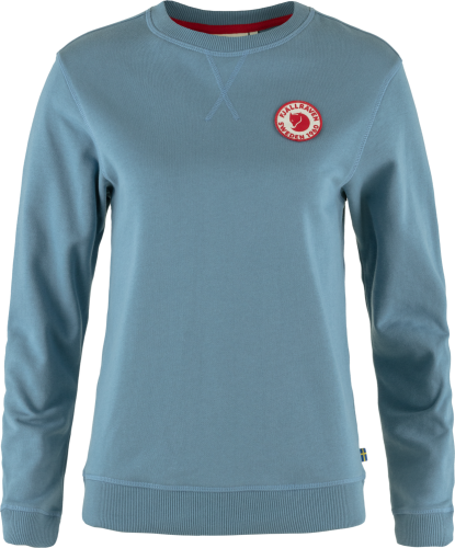 Fjällräven Women's 1960 Logo Badge Sweater Dawn Blue
