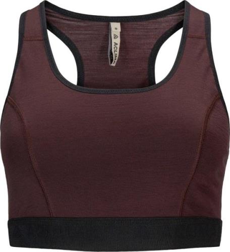 Aclima Women's LightWool 180 Sports Top Chocolate Plum