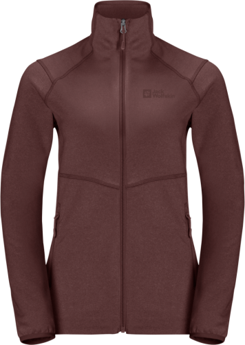 Jack Wolfskin Women's Fortberg Full Zip Dark Maroon