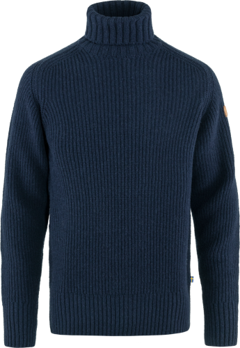 Fjällräven Men's Övik Roller Neck Sweater Dark Navy