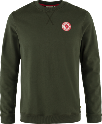 Fjällräven Men's 1960 Logo Badge Sweater Deep Forest