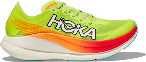 Hoka Unisex Rocket X 2 Lettuce/Solar Flare