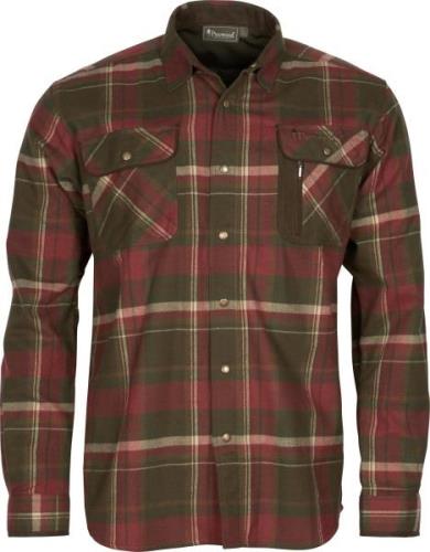 Pinewood Men's Cornwall Shirt Dark Green/Dark Copper