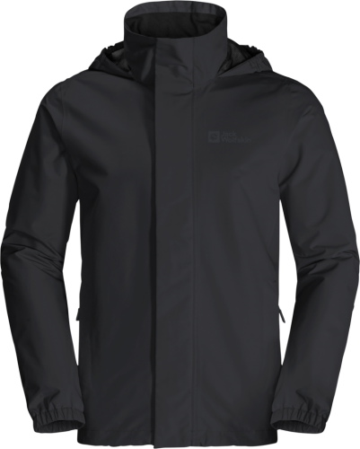 Jack Wolfskin Men's Stormy Point 2-Layer Jacket Black