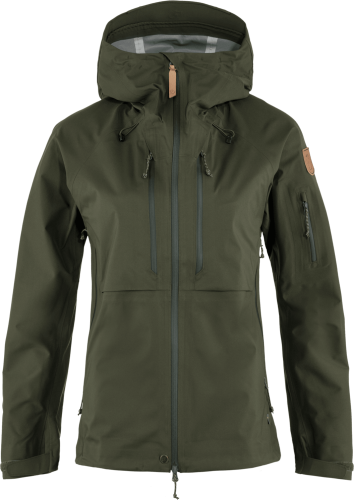 Fjällräven Women's Keb Eco-Shell Jacket Deep Forest