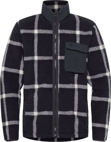 Jack Wolfskin Men's Felslicht Check Jacket Dark Navy