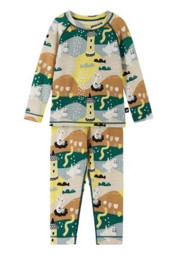 Reima Kids' Thermal Set Moomin Trivsam Deeper Green