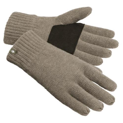 Pinewood Knitted Wool 5-Finger Gloves Mole Melange