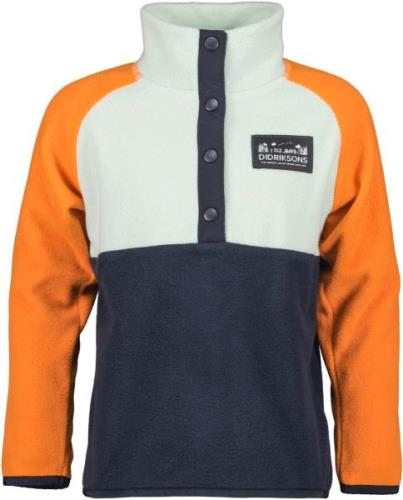 Didriksons Kids' Monte Half Button 4 Navy