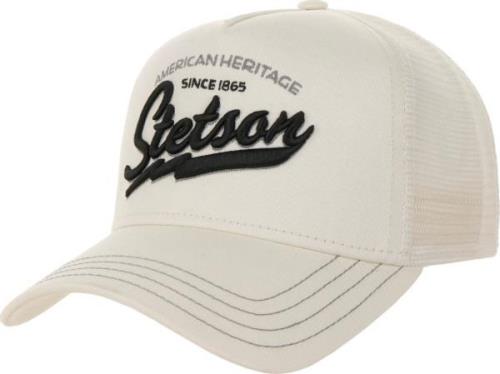 Stetson Unisex Trucker Cap American Heritage Classic White