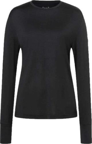 super.natural Women's Warm Up Long Sleeve Jet Black