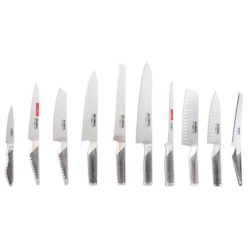 Global Knivset med 10 Knivar
