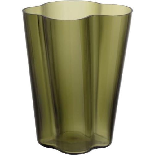 Iittala Aalto Vas 27 cm, Mossgrön