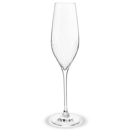 Holmegaard Cabernet Lines champagneglas 2 st.