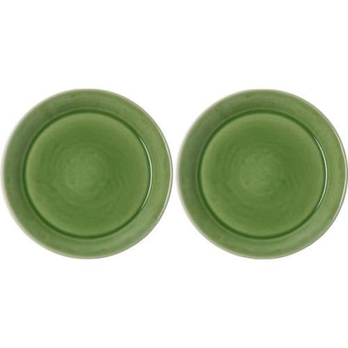 PotteryJo Daga mattallrik, 25 cm, 2-pack, grön