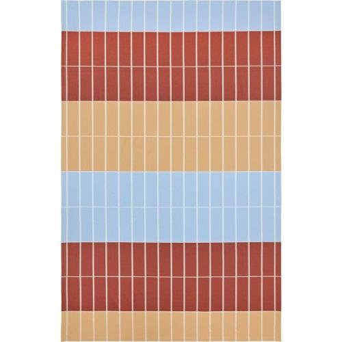 Marimekko Tiiliskivi bordsduk, 156x250 cm, beige/blå/brun